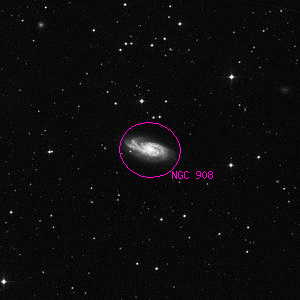 DSS image of NGC 908