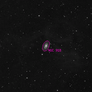 DSS image of NGC 918