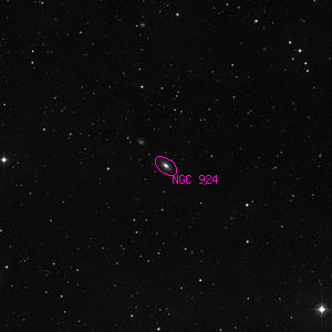 DSS image of NGC 924