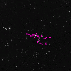 DSS image of NGC 92