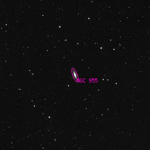 DSS image of NGC 955