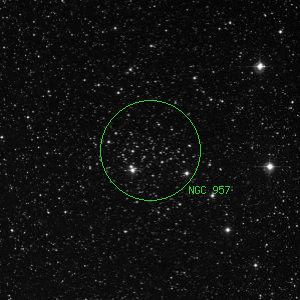 DSS image of NGC 957