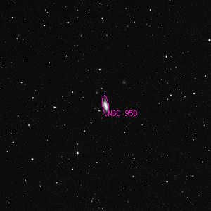 DSS image of NGC 958
