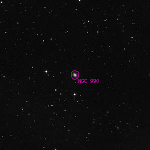 DSS image of NGC 990