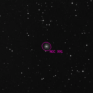 DSS image of NGC 991