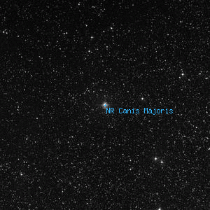 DSS image of NR Canis Majoris