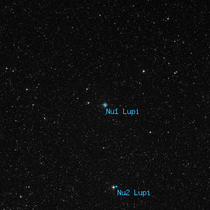 DSS image of Nu1 Lupi