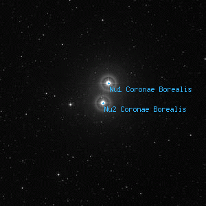 DSS image of Nu2 Coronae Borealis
