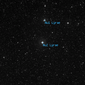 DSS image of Nu2 Lyrae