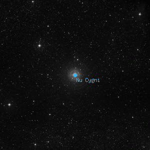 DSS image of Nu Cygni
