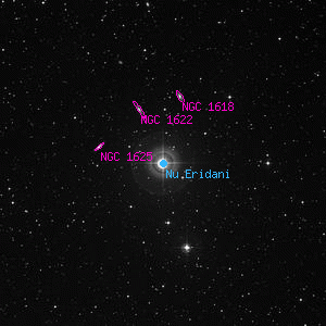 DSS image of Nu Eridani