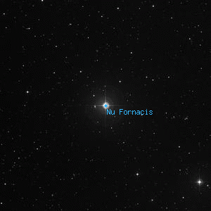 DSS image of Nu Fornacis