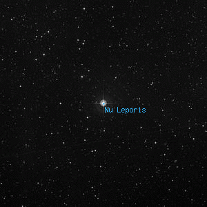 DSS image of Nu Leporis