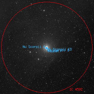 DSS image of Nu Scorpii CD