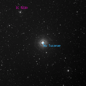 DSS image of Nu Tucanae
