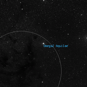 DSS image of Omega2 Aquilae