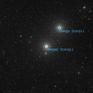 DSS image of Omega2 Scorpii