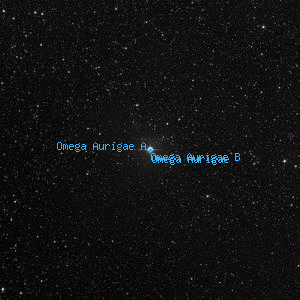 DSS image of Omega Aurigae A