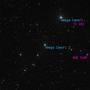 DSS image of Omega Cancri 2