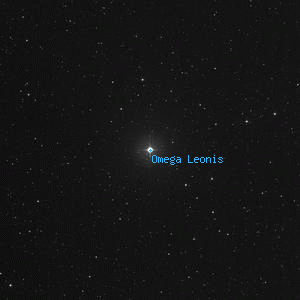 DSS image of Omega Leonis