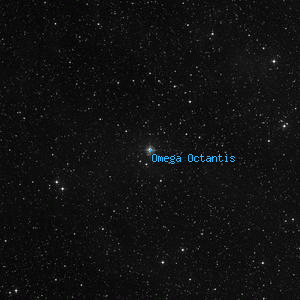 DSS image of Omega Octantis