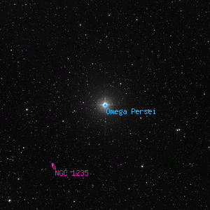 DSS image of Omega Persei