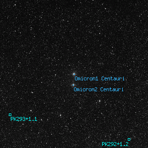 DSS image of Omicron1 Centauri