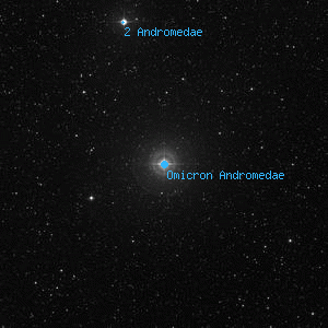 DSS image of Omicron Andromedae