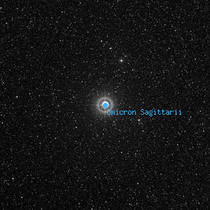 DSS image of Omicron Sagittarii