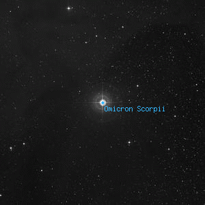 DSS image of Omicron Scorpii
