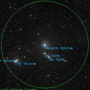 DSS image of Omicron Velorum