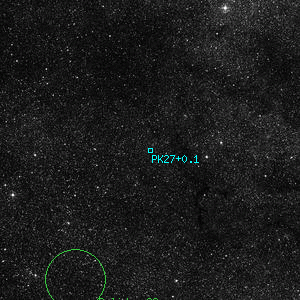 DSS image of PK27+0.1