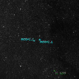 DSS image of PK55+2.1