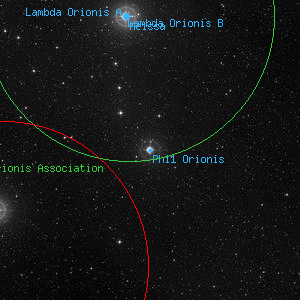 DSS image of Phi1 Orionis