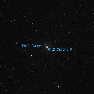 DSS image of Phi2 Cancri A
