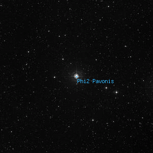 DSS image of Phi2 Pavonis