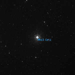 DSS image of Phi3 Ceti