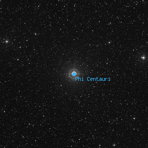 DSS image of Phi Centauri