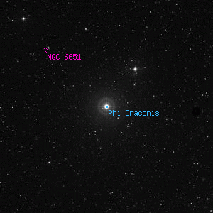 DSS image of Phi Draconis