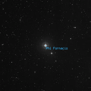 DSS image of Phi Fornacis