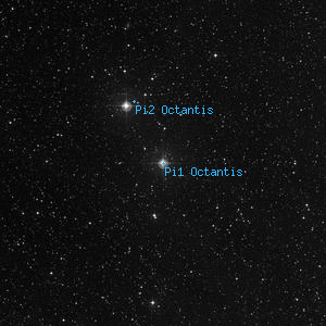 DSS image of Pi1 Octantis