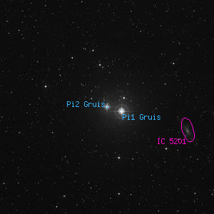 DSS image of Pi2 Gruis