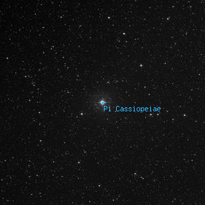 DSS image of Pi Cassiopeiae