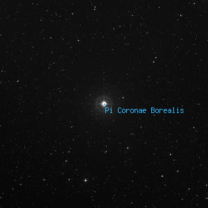 DSS image of Pi Coronae Borealis