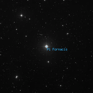 DSS image of Pi Fornacis