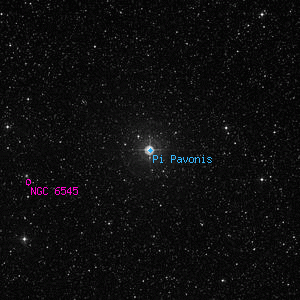 DSS image of Pi Pavonis