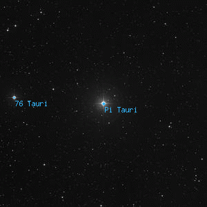 DSS image of Pi Tauri
