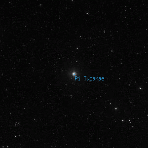 DSS image of Pi Tucanae