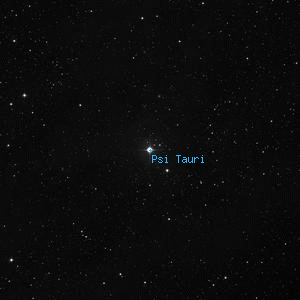 DSS image of Psi Tauri