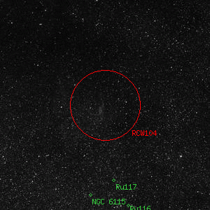 DSS image of RCW104